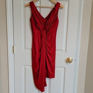 Kurt Thomas sexy silky red dress, sz 4